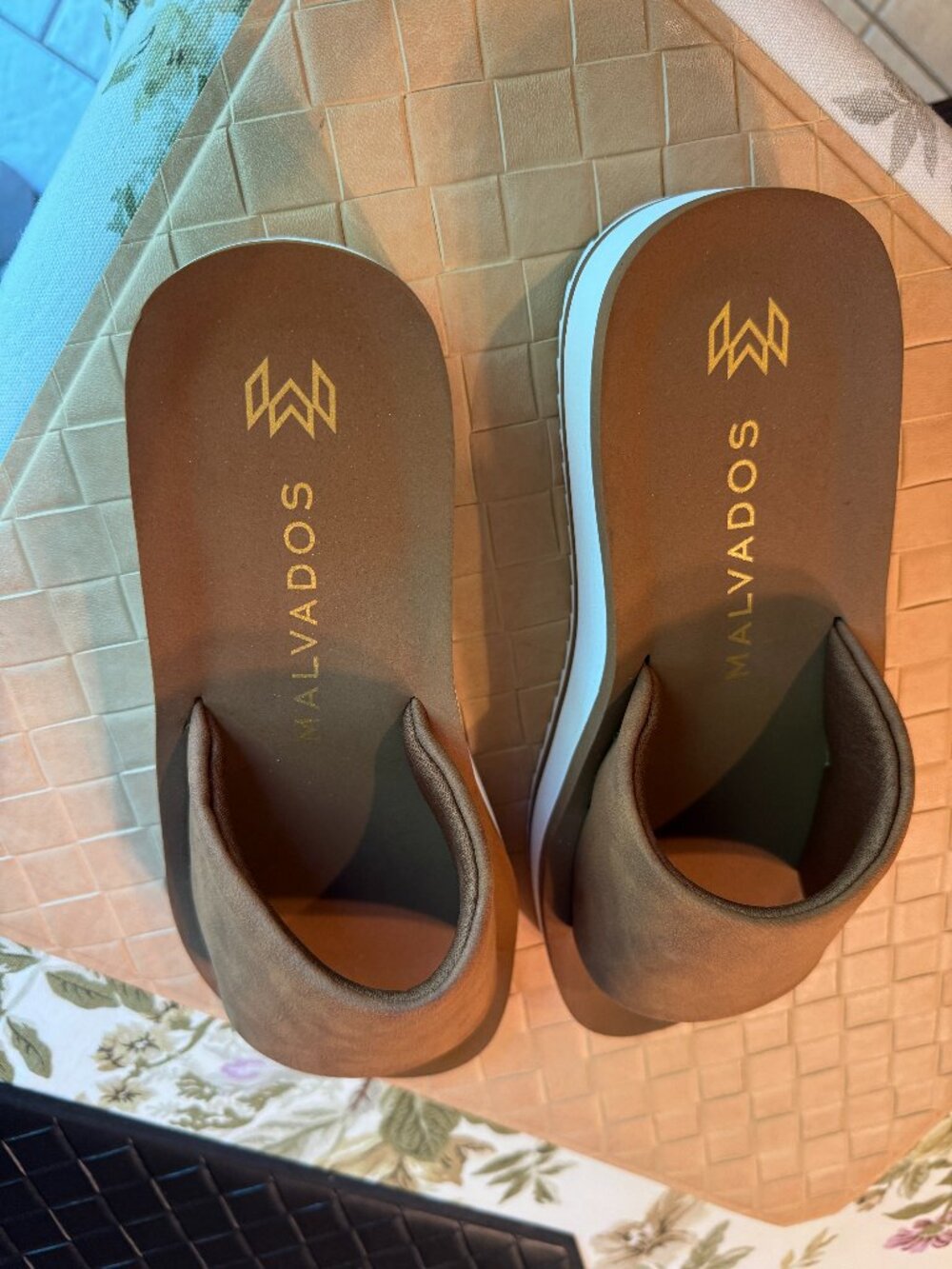Women's Malvados Gwen Platform Slide Sandals Brown/Dusk 8 - Picture 3 of 8